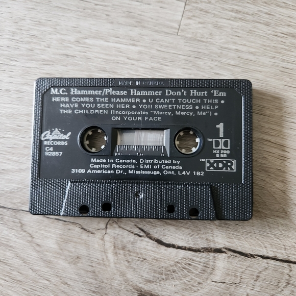 MC Hammer Please Hammer Don't Hurt 'Em cassette - Picture 4 of 5